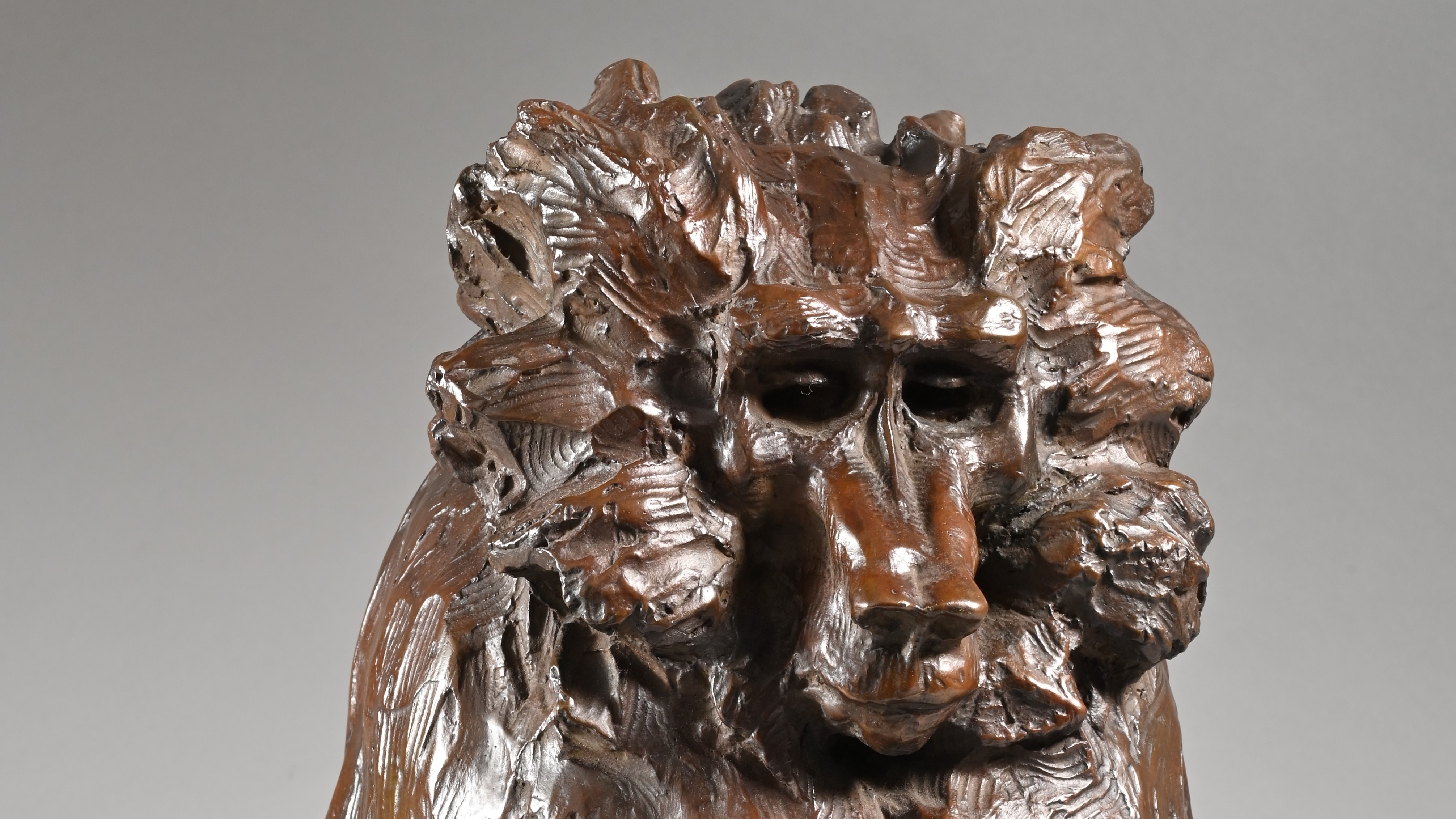 Guido RIGHETTI (1875 - 1958) - BABOUIN HAMADRYAS ASSIS | UNIVERS DU BRONZE